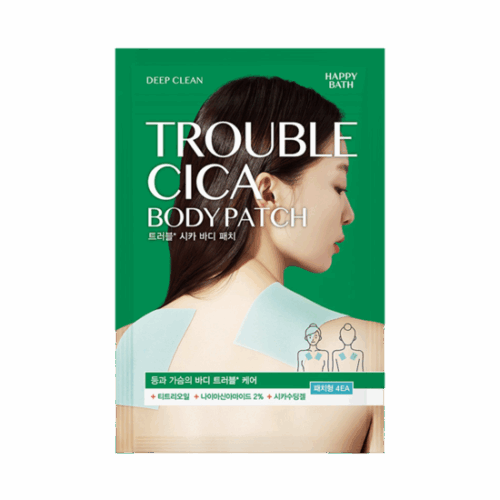 HAPPY BATH Deep Clean Trouble Cica Body Patch 4pcs