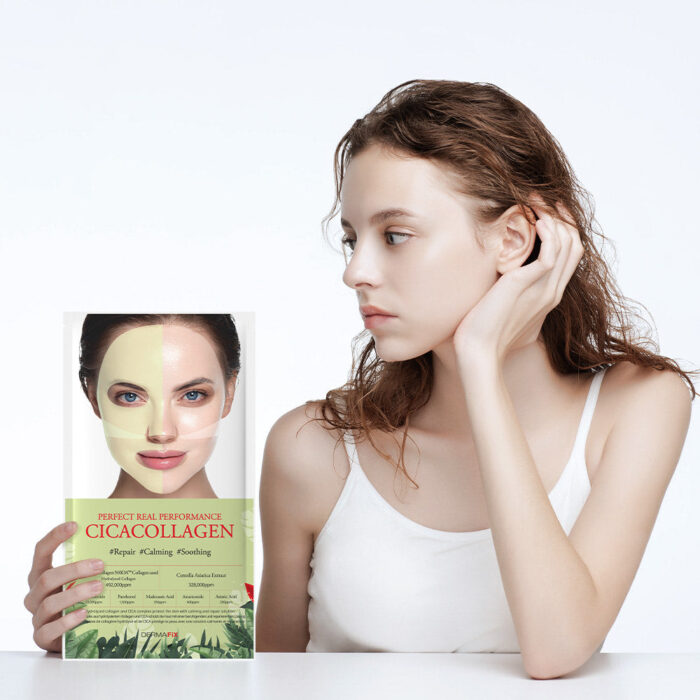 Dermafix Perfect Real Performance Cica Collagen Mask 8ea - Image 3