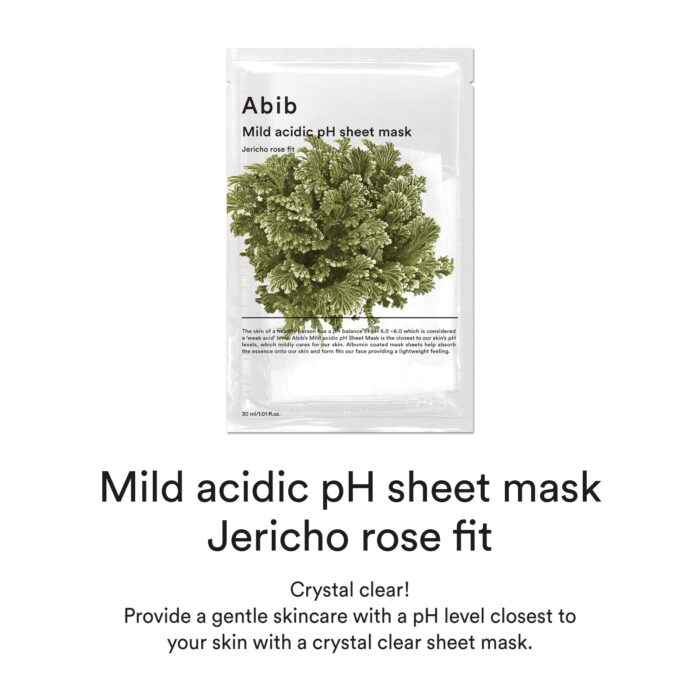 Abib Mild Acidic pH Sheet Mask Jericho Rose Fit 30ml*10sheets - Image 2