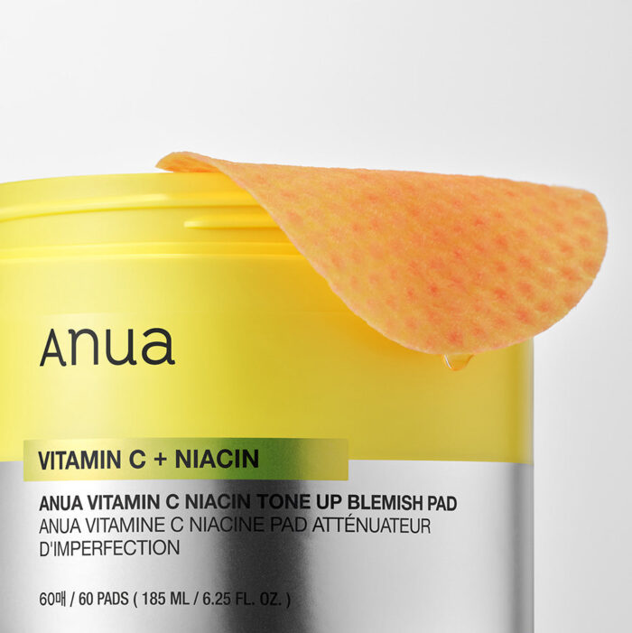 Anua Vitamin C Niacin Tone-Up Blemish Pad 60 sheets - Image 3