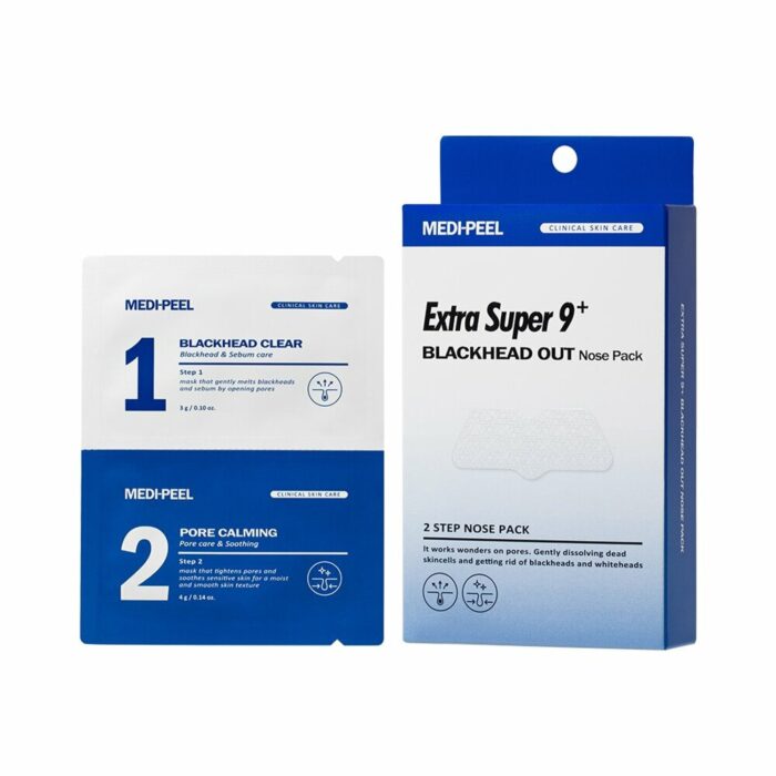 MEDI-PEEL Extra Super 9+ Blackhead Out Nose Pack 8 Sheets - Image 2