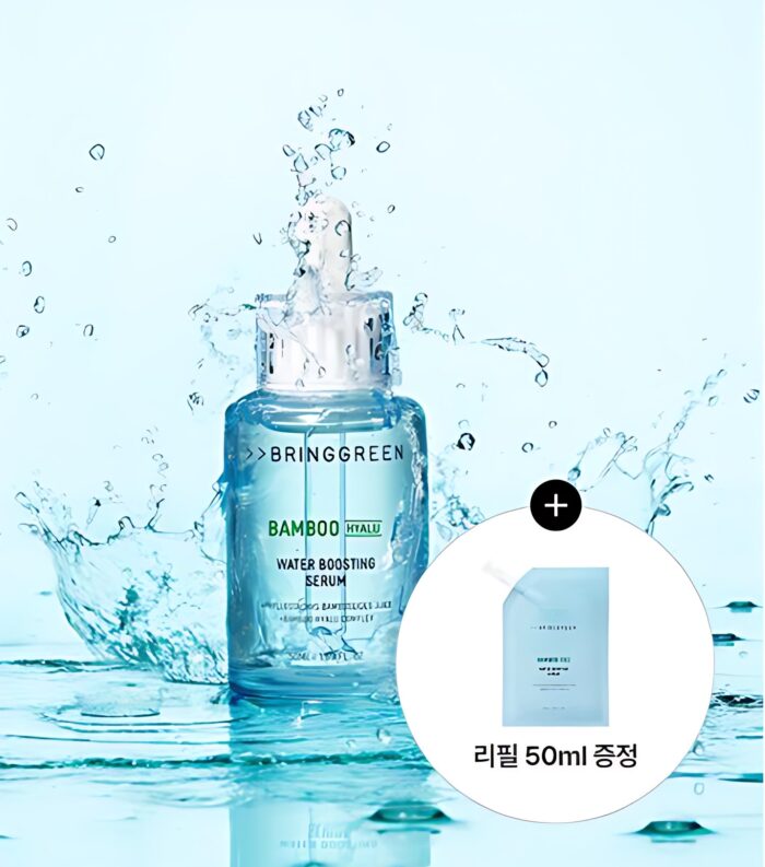BRING GREEN Bamboo Hyalu Moisture Boosting Serum 50ml + Refill 50ml - Image 1