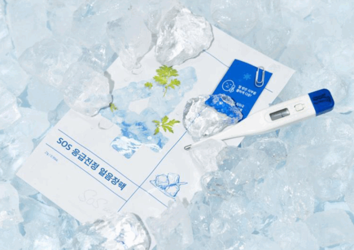 numbuzin No.4 SOS Emergency Calming Ice Pack 10 sheets+2 sheets as a Gift - Image 3