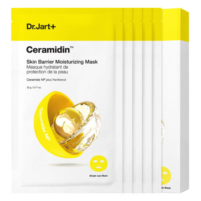 Dr.Jart+ Ceramidin™ Skin Barrier Moisturizing Mask 22g x 5 Sheets - Image 2