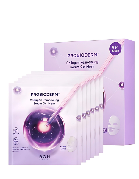 BIO HEAL BOH Probioderm Collagen Remodeling Serum Gel Mask 5+1 Sheets Free