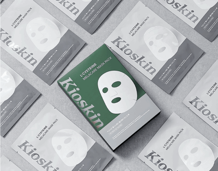KIOSKIN L-Cysteine Melacare Mask Pack 25ml*10sheet - Image 3