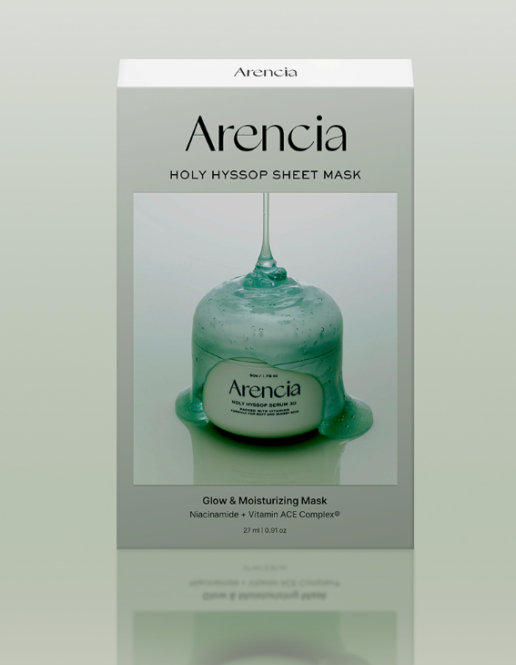 Arencia Holy Hyssop Mask Pack 27ml*5pack