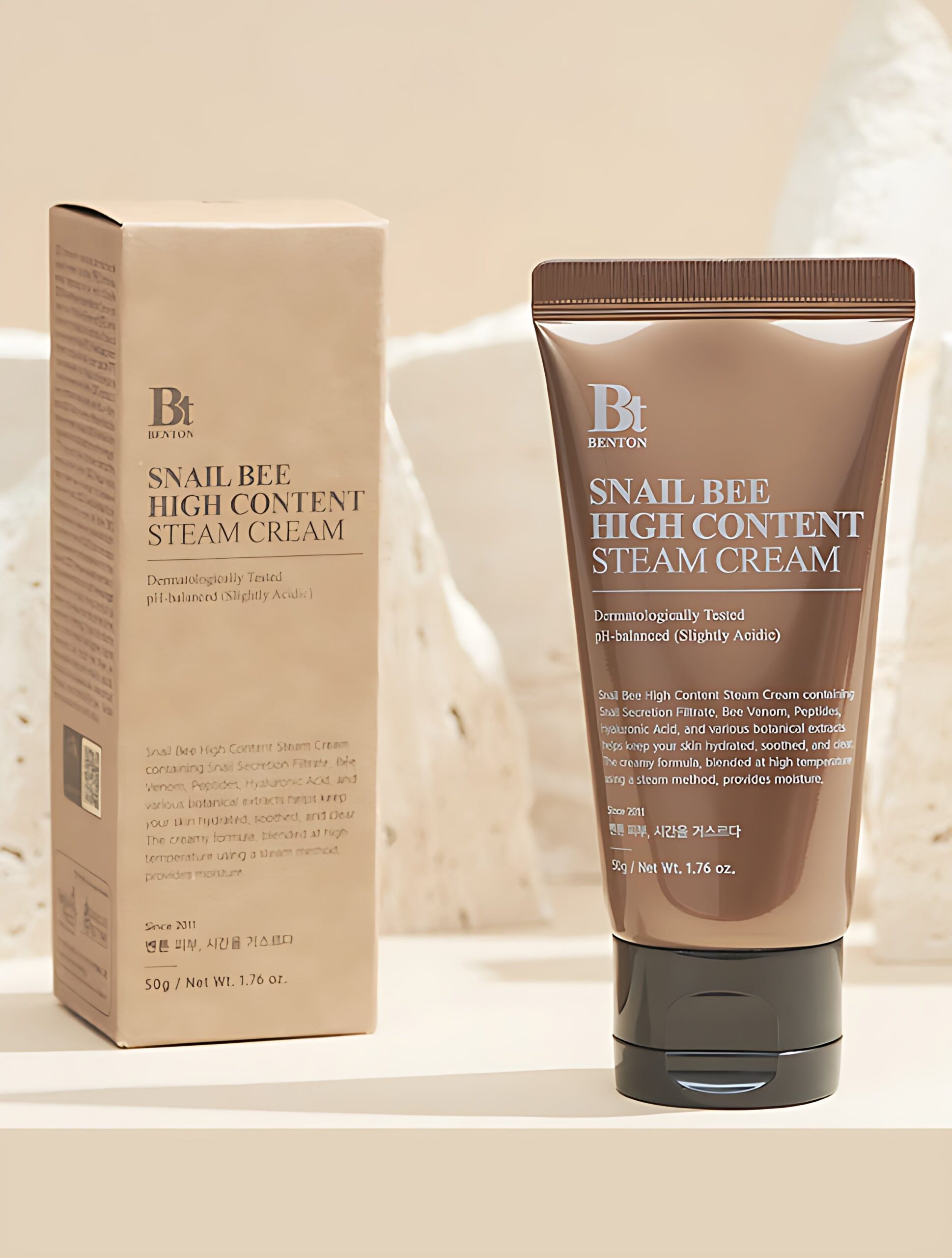 BENTON Snail Bee High Content Steam Cream 50g
