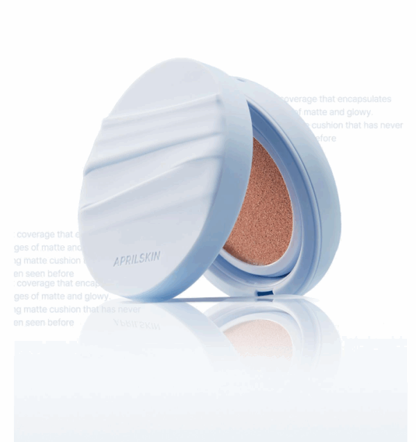 APRILSKIN Glowing Matte Cushion Main Product 12g+Refill 12g
