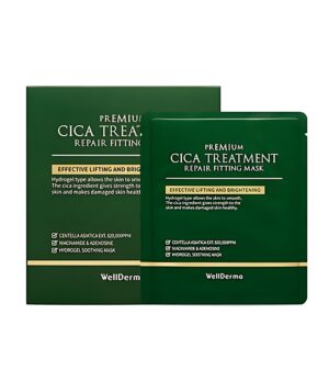 WellDerma Premium Cica Treatment Repair Fitting Mask 25g*4packs