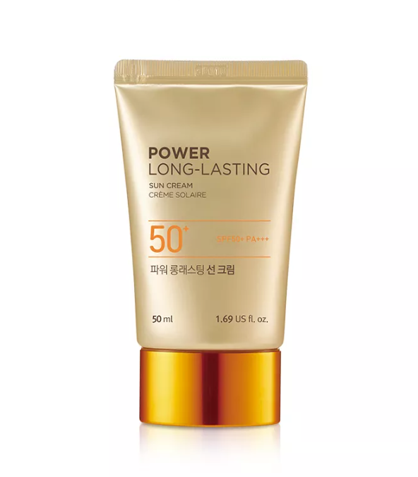 41 THE FACE SHOP Power Long-Lasting Sun Cream SPF 50+ PA+++ 50ml - Image 1