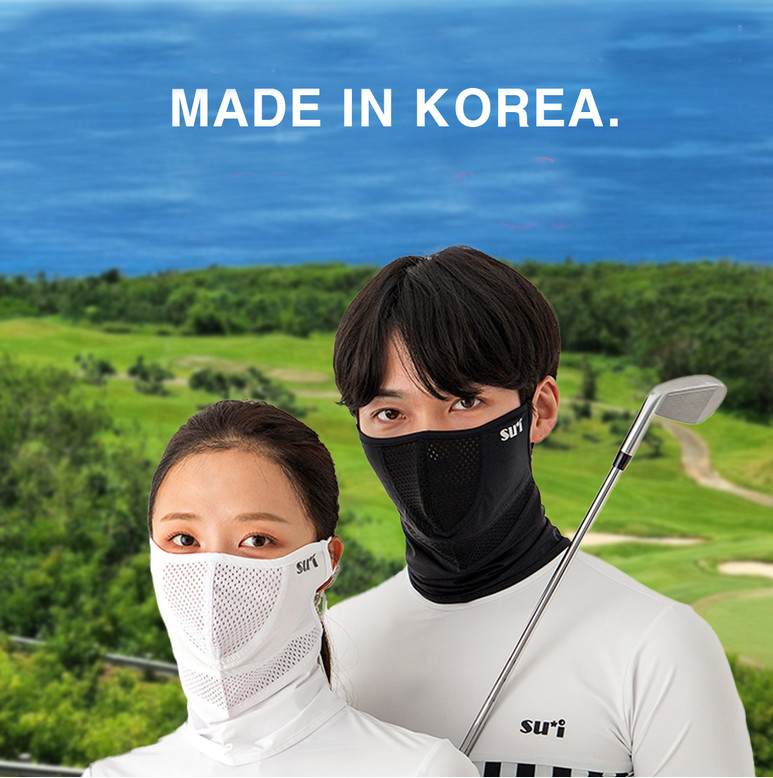 47 sui golf Premium H Type Sports Mask UV Protection Face Sunshade Golf, Climbing, Jogging, Biking - Image 1