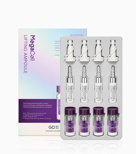 GD11 Megacell Lifting Ampoule 5ml+6.5ml 1set/4set - EmpressKorea