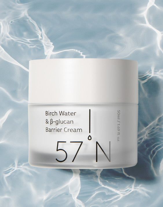 57°N Birch Water & β-Glucan Barrier Cream 50ml - EmpressKorea