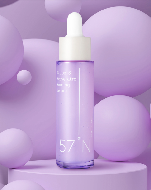 57°N Grape & Resveratrol Firming Serum 30ml - EmpressKorea
