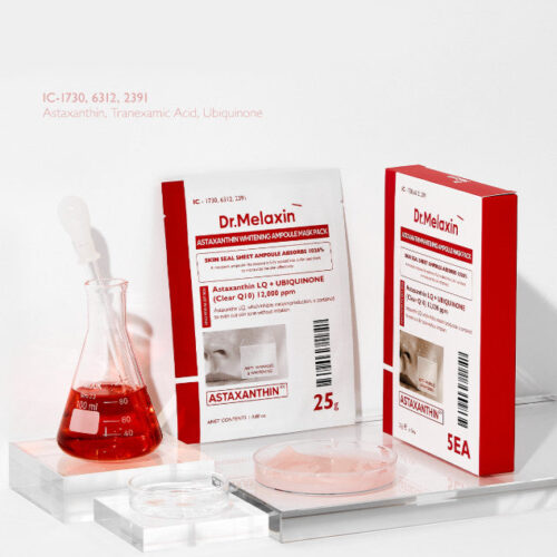 Dr.Melaxin Astaxanthin Whitening Ampoule Mask Pack 25g*5sheet