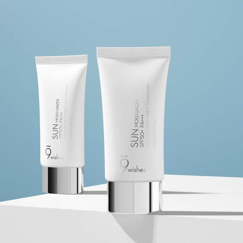 9wishes Sun Moisturizer SPF 50+ PA+++ 50ml - EmpressKorea