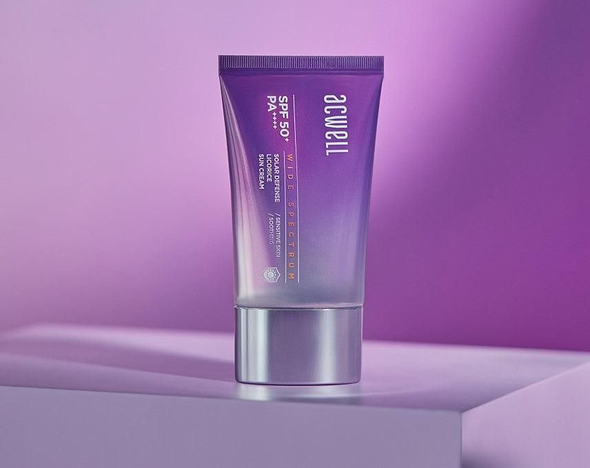 ACWELL Solar Defense Licorice Sun Cream SPF 50+ PA++++ 50ml - EmpressKorea