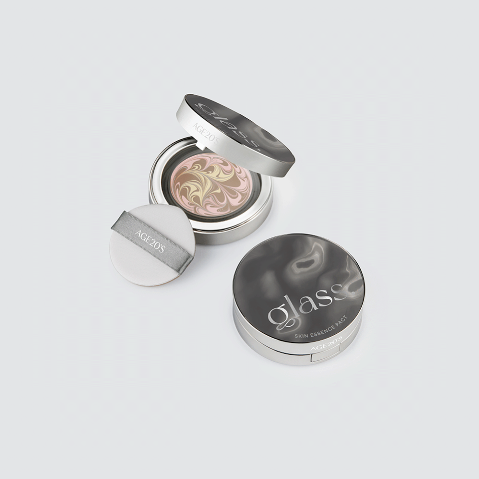 AGE20's Glass Skin Essence Pact Perfect 12.5g with Refill - EmpressKorea