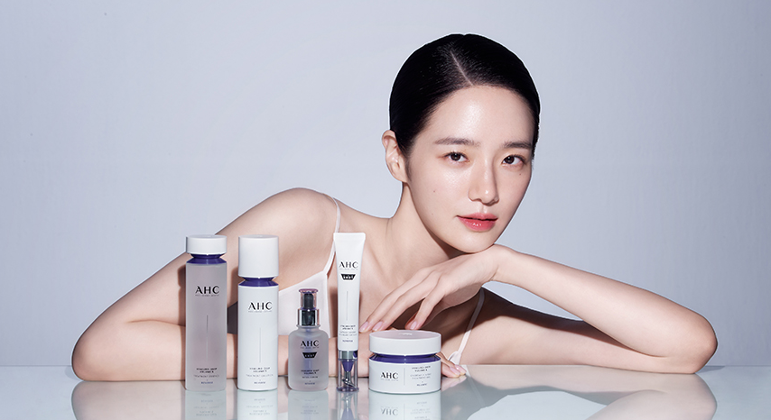 AHC Hyaluro Deep Volume 5 Treatment Essence 130ml+Eye Cream5ml - EmpressKorea