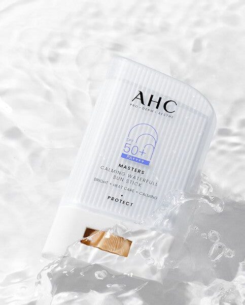 AHC Masters Calming Waterful Sun Stick SPF+PA++++ 22g+Waterful Sun Cream 7ml - EmpressKorea