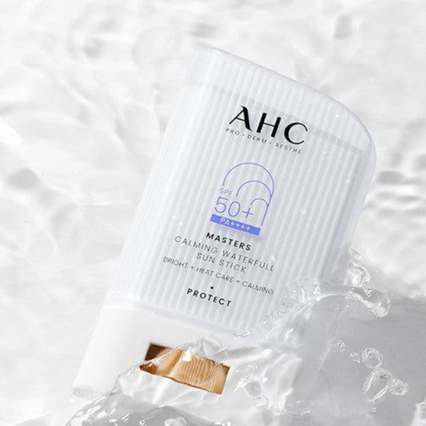 AHC Masters Calming Waterful Sun Stick SPF+PA++++ 22g+Waterful Sun Cream 7ml - EmpressKorea