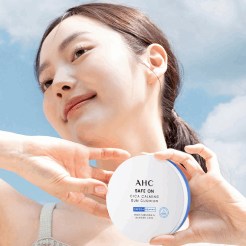AHC Safe On Cica Calming Sun Cushion 25g - EmpressKorea