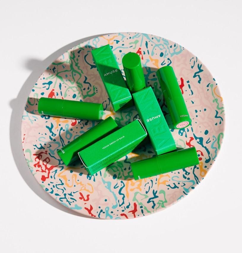 AMUSE Vegan Green Lip Balm (2 Types) 3.5g - EmpressKorea