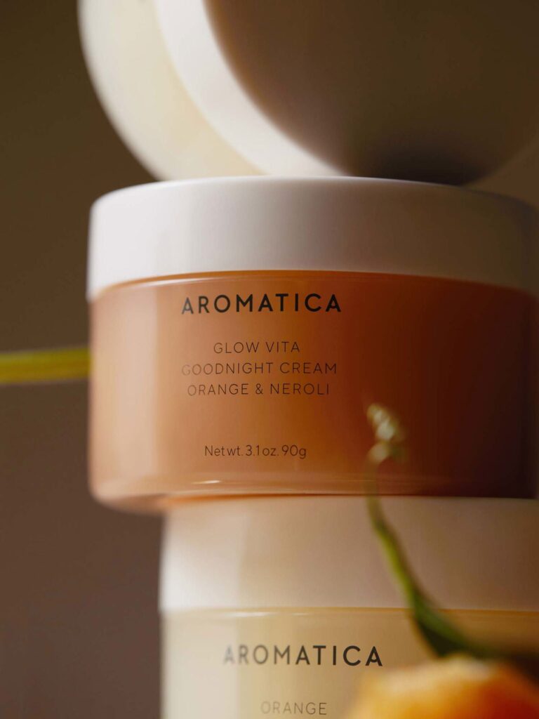 AROMATICA Glow Vita Goodnight Cream Orange & Neroli 90g - EmpressKorea