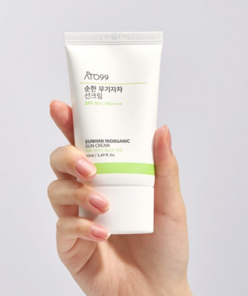 ATO99 Sunhan Inorganic Sun Cream 50ml - EmpressKorea