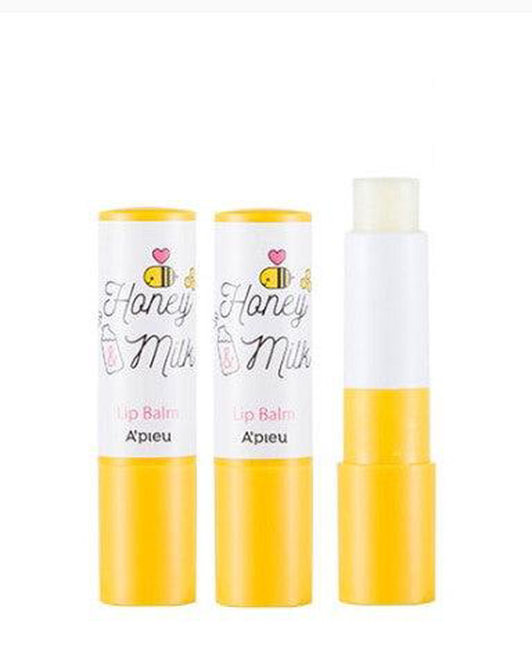 A'PIEU Honey & Milk Lip Balm 3.3g 2PCS - EmpressKorea