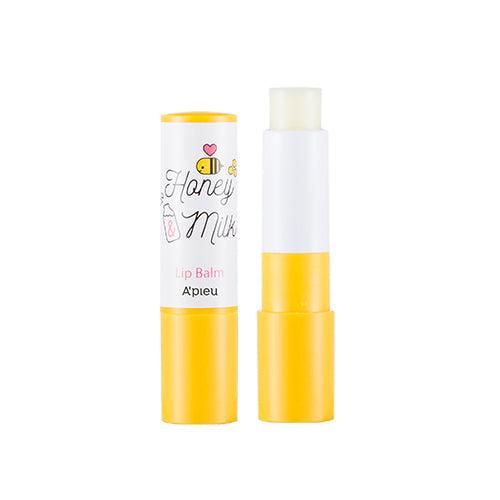 A'PIEU Honey & Milk Lip Balm 3.3g 2PCS - EmpressKorea