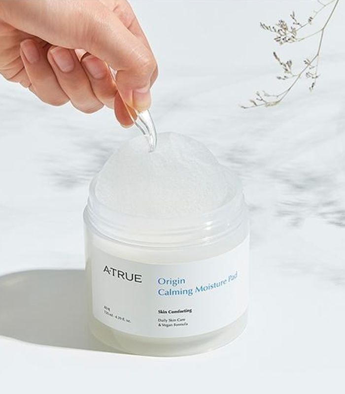 A⦁TRUE Calming Moisture Pad 80p 130ml - EmpressKorea
