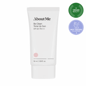 About Me Be Clean Tone Up Sun SPF 50+ PA++++ 50ml - EmpressKorea