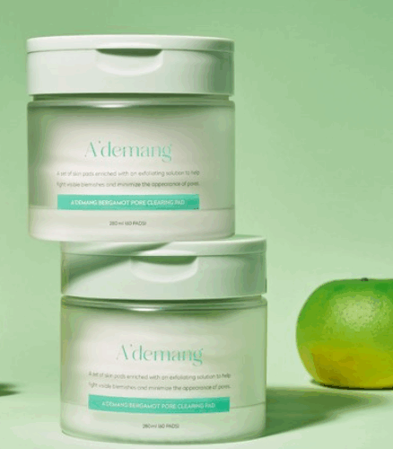 Ademang Bergamot Pore Clearing Toner Pad 60 sheets 280ml - EmpressKorea