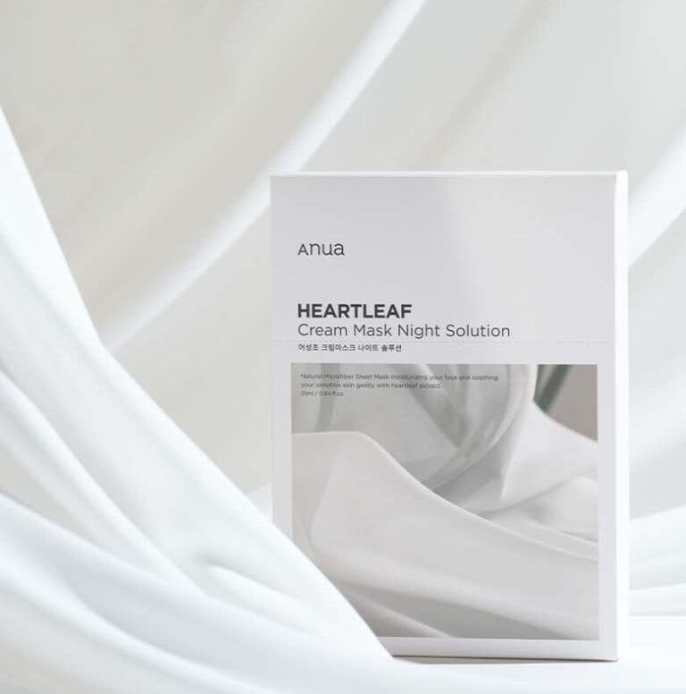 Anua Houttuynia Cordata Cream Sheet Mask Pack Night Solution 25ml*10pack - EmpressKorea