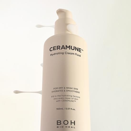 BIO HEAL BOH Ceramune Hydrating Cream Fluid 150ml - EmpressKorea