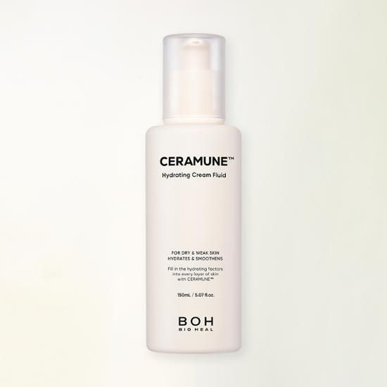 BIO HEAL BOH Ceramune Hydrating Cream Fluid 150ml - EmpressKorea