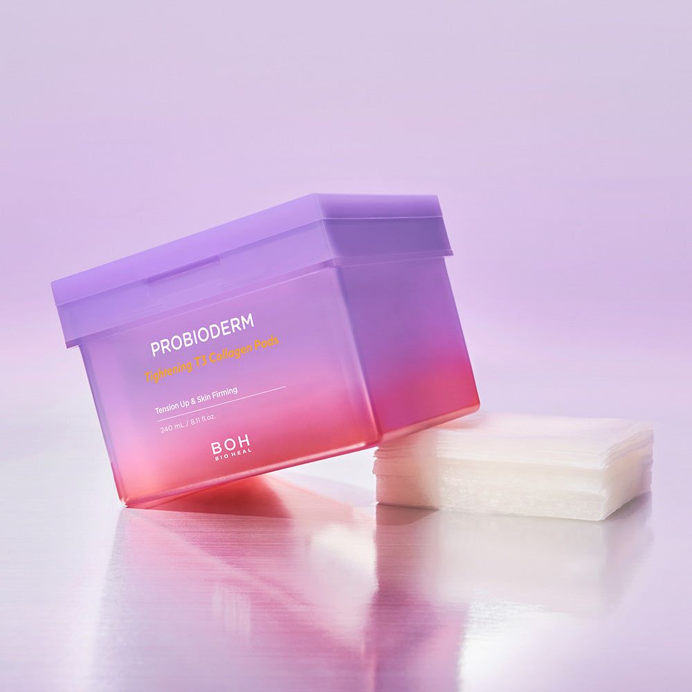 BIO HEAL BOH Probioderm Tightening T3 Collagen Pads 120pads 240ml - EmpressKorea