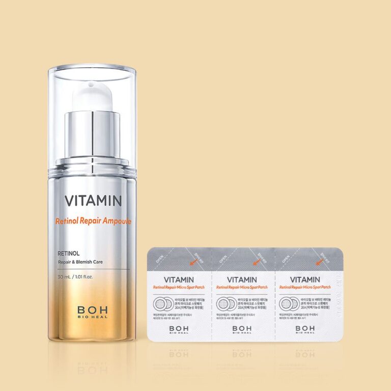 BIO HEAL BOH Vitamin Retinol Repair Ampoule 30ml (+Spot Patch 6pcs) - EmpressKorea