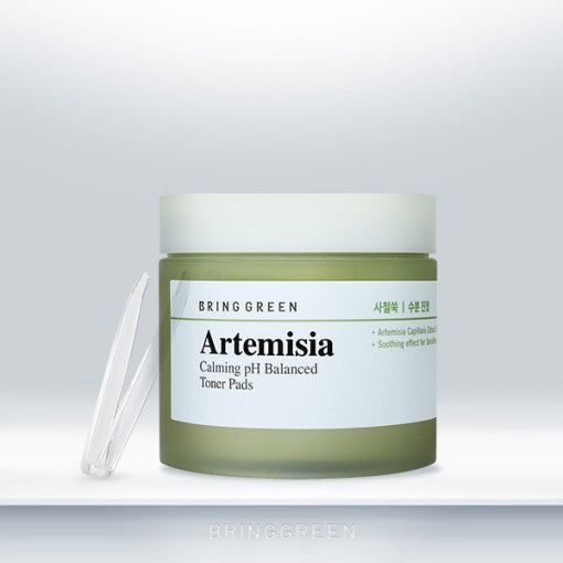 BRING GREEN Artemisia Calming pH Balanced Toner Pads 150g 75 Sheets - EmpressKorea