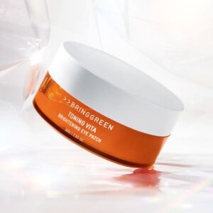 BRING GREEN Toning Vita Brightening Eye Patch 60pcs 88g - EmpressKorea