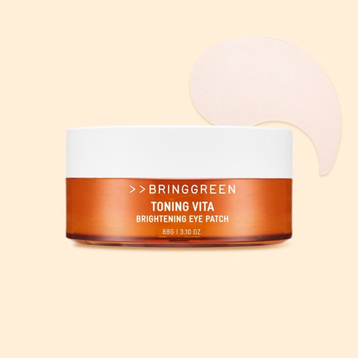 BRING GREEN Toning Vita Brightening Eye Patch 60pcs 88g - EmpressKorea