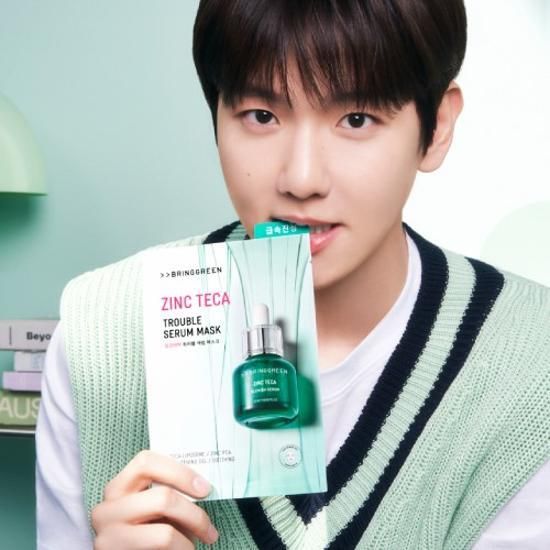 BRING GREEN Zinc Teca Trouble Serum Mask 20g*5pcs - EmpressKorea