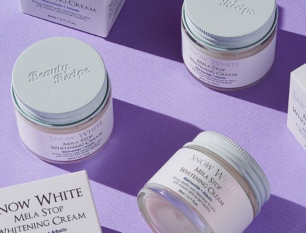 Beauty Recipe Snow White Mela Stop Whitening Cream, 80ml - EmpressKorea
