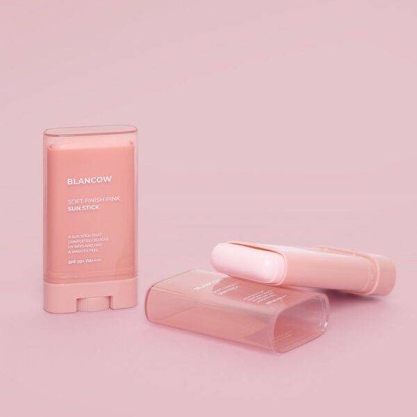 Blancow Soft Finish Pink Sun Stick SPF50+ PA++++ - EmpressKorea