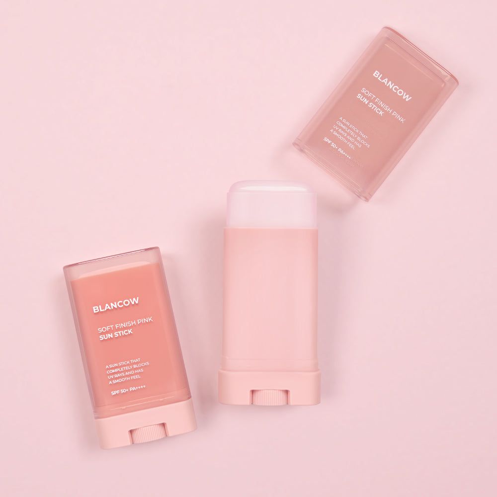 Blancow Soft Finish Pink Sun Stick SPF50+ PA++++ - EmpressKorea