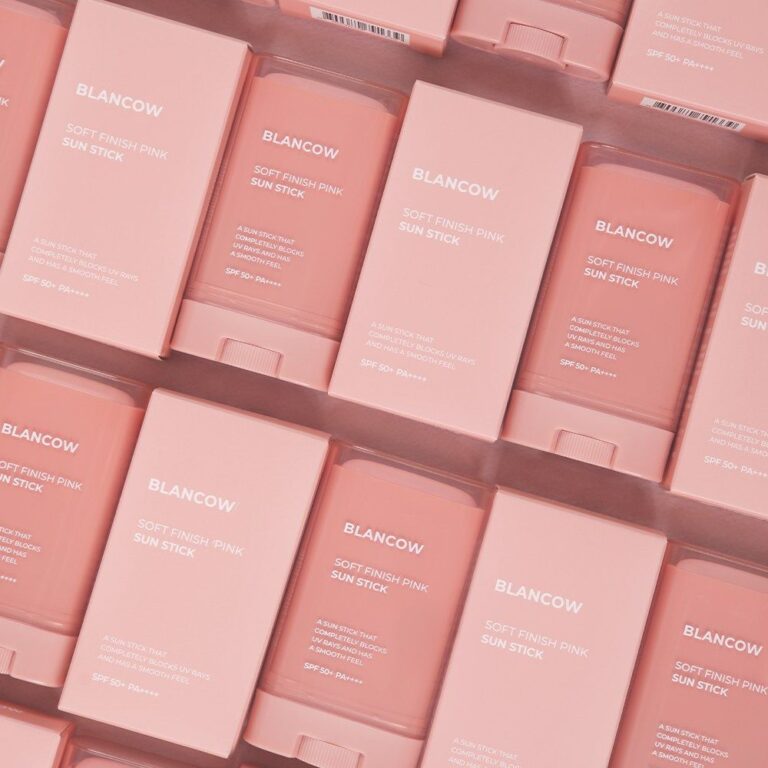 Blancow Soft Finish Pink Sun Stick SPF50+ PA++++ - EmpressKorea