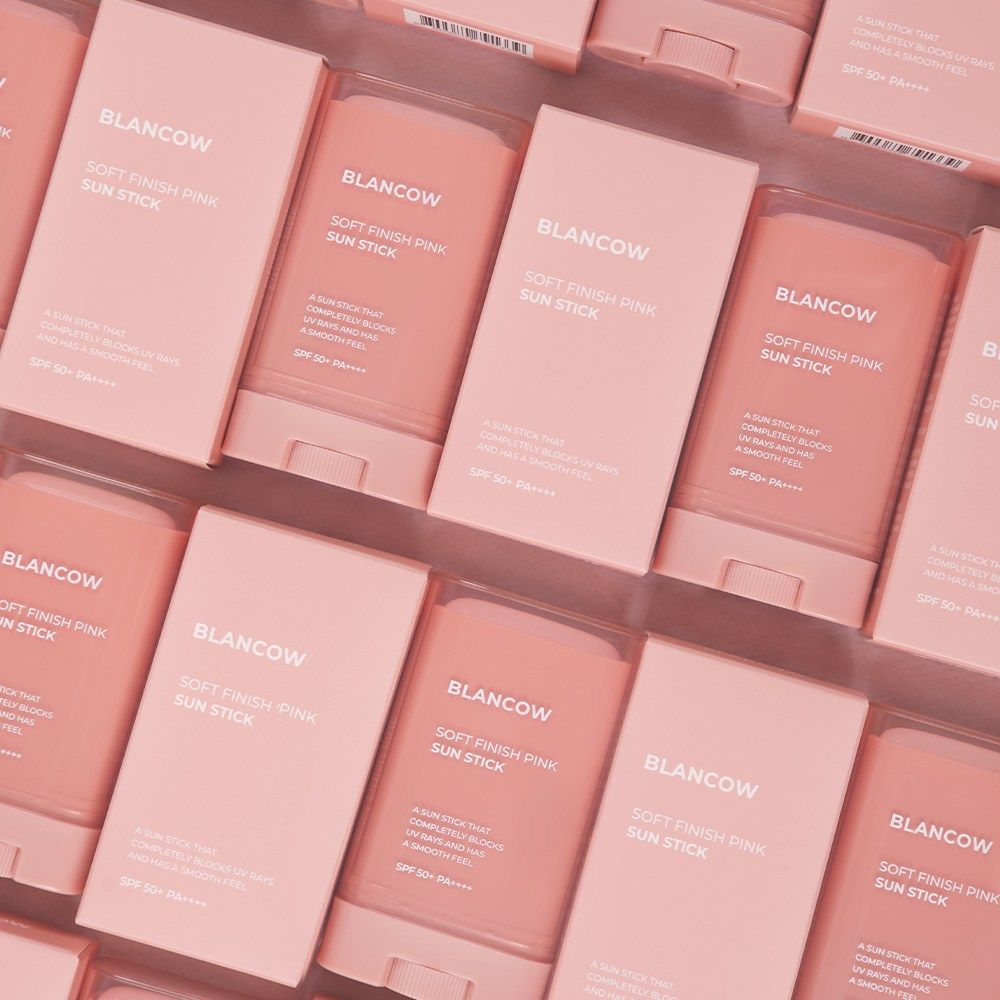 Blancow Soft Finish Pink Sun Stick SPF50+ PA++++ - EmpressKorea