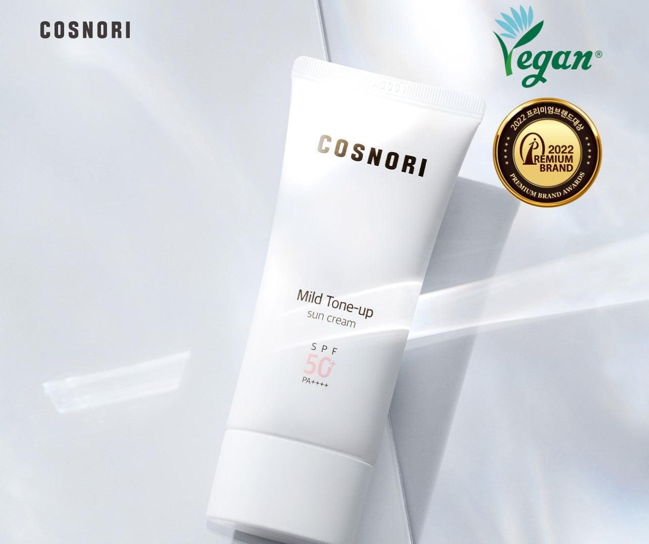 COSNORI Mild Tone-Up Sun Cream SPF 50+ PA++++ 50ml - EmpressKorea